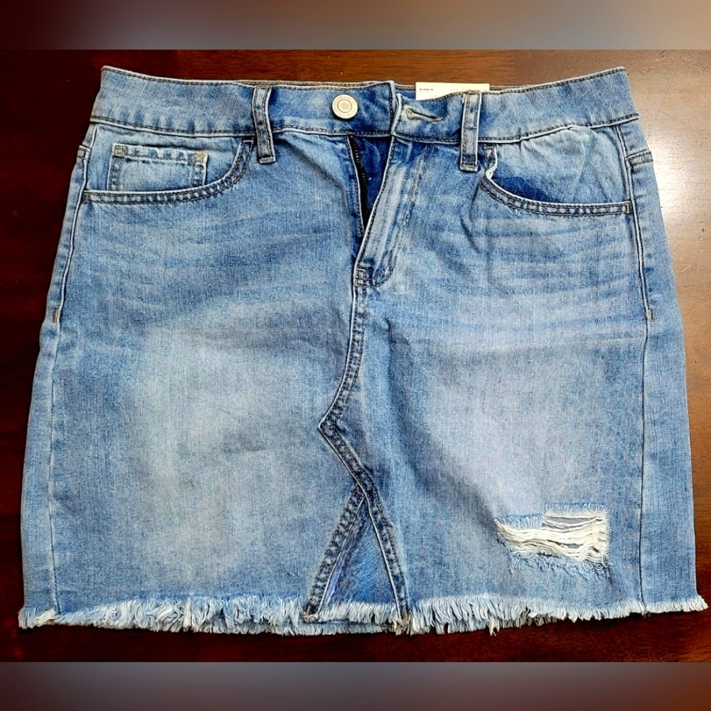 NWT. SO Denim Skirt. Junior size 9.